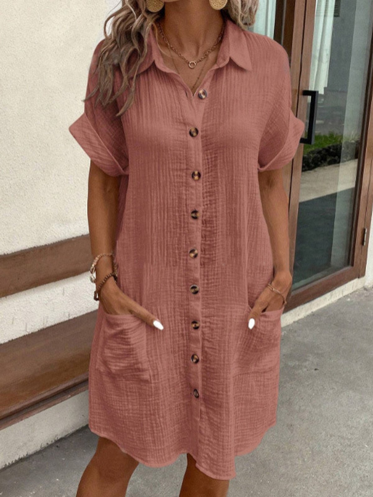 Albine™ | Robe polo chic et décontractée