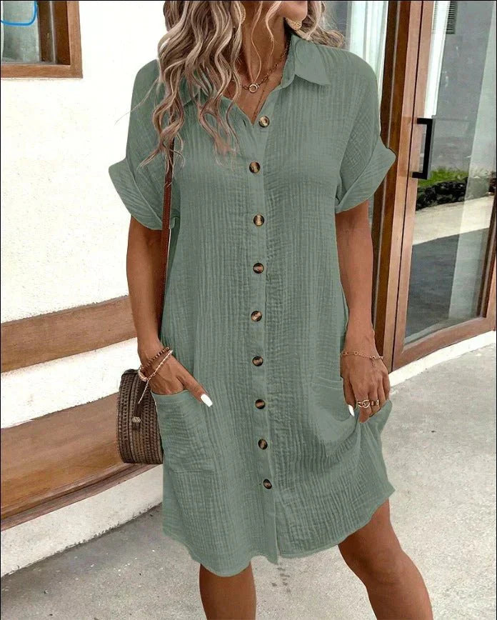 Albine™ | Robe polo chic et décontractée