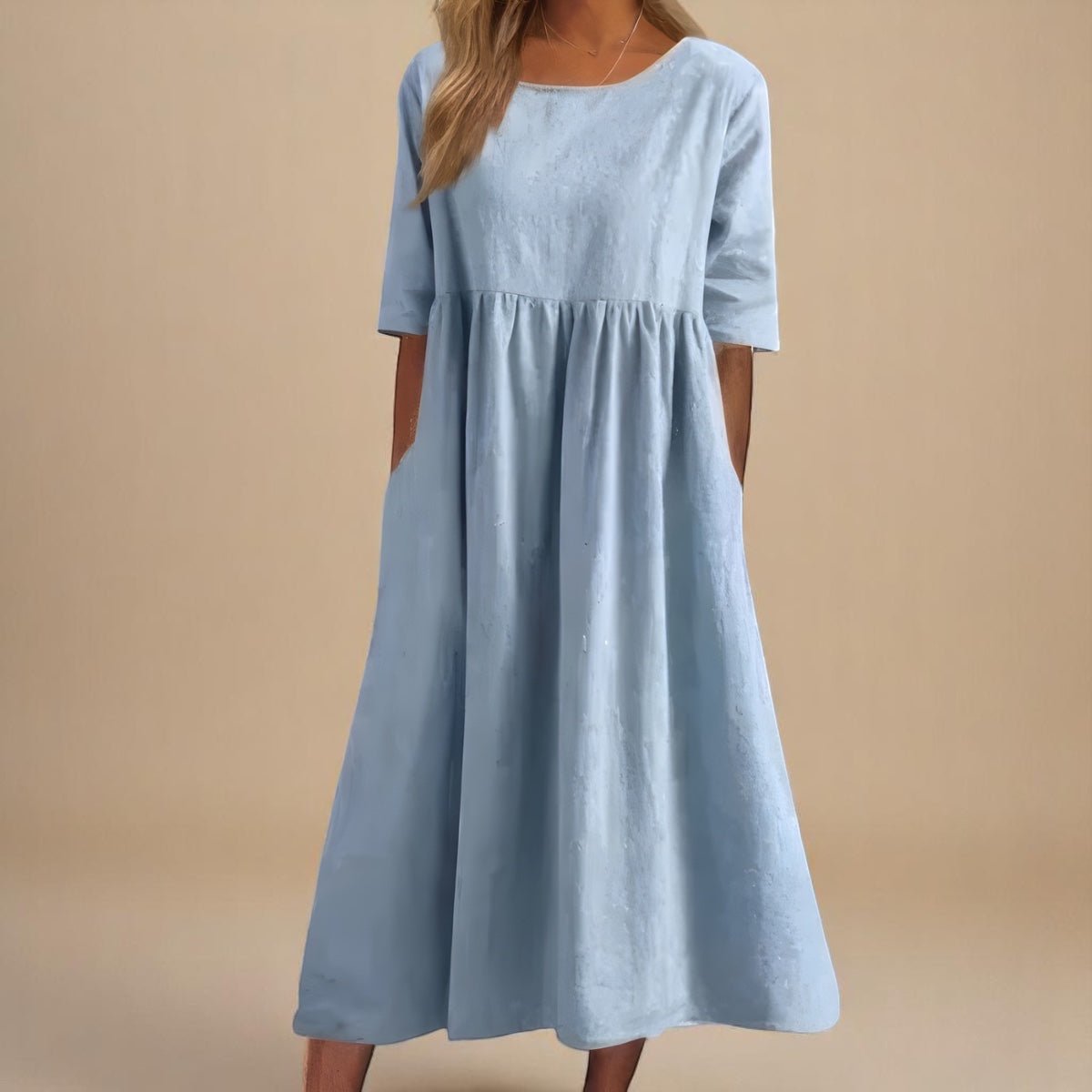 Amélie™ | Robe à Poches en Coton Doux