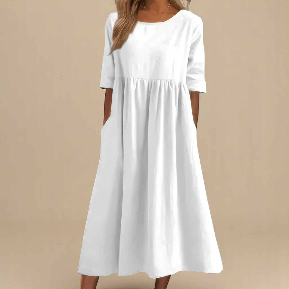 Amélie™ | Robe à Poches en Coton Doux