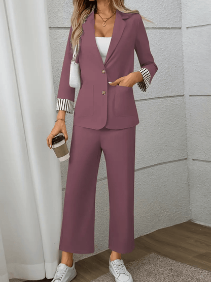 Amélise™ | Ensemble Blazer Femme Chic et Confortable