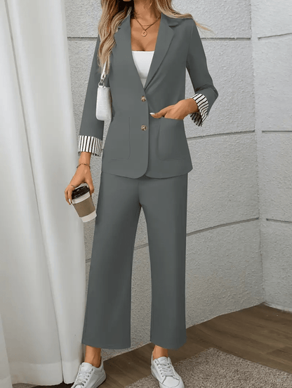 Amélise™ | Ensemble Blazer Femme Chic et Confortable