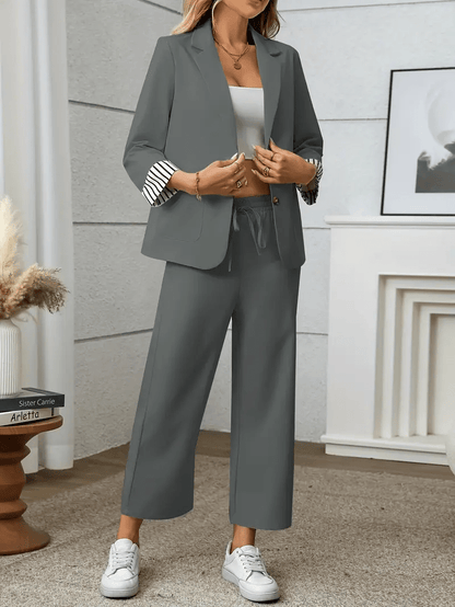Amélise™ | Ensemble Blazer Femme Chic et Confortable