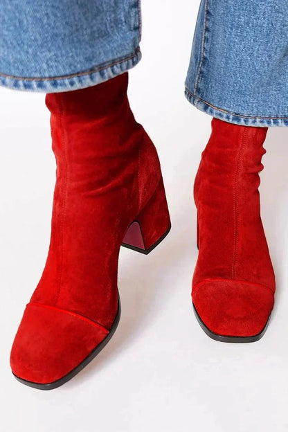 Solange™| Bottines suède déperlantes