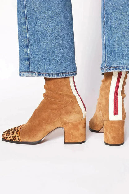 Solange™| Bottines suède déperlantes