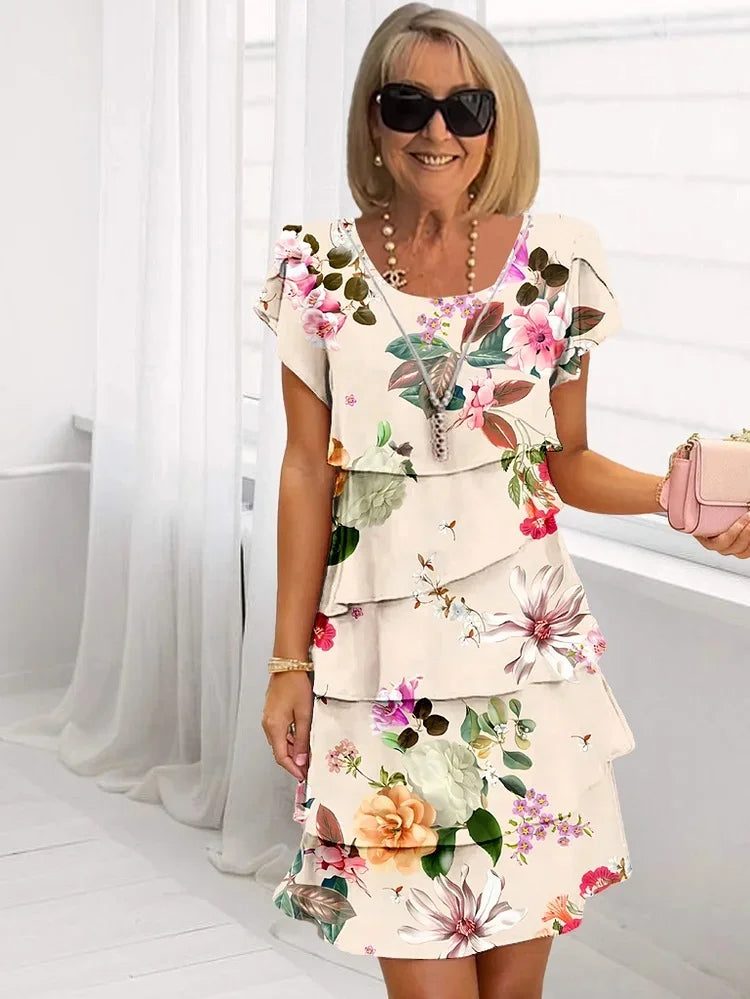 Phoebe - Robe à Volants Bloom