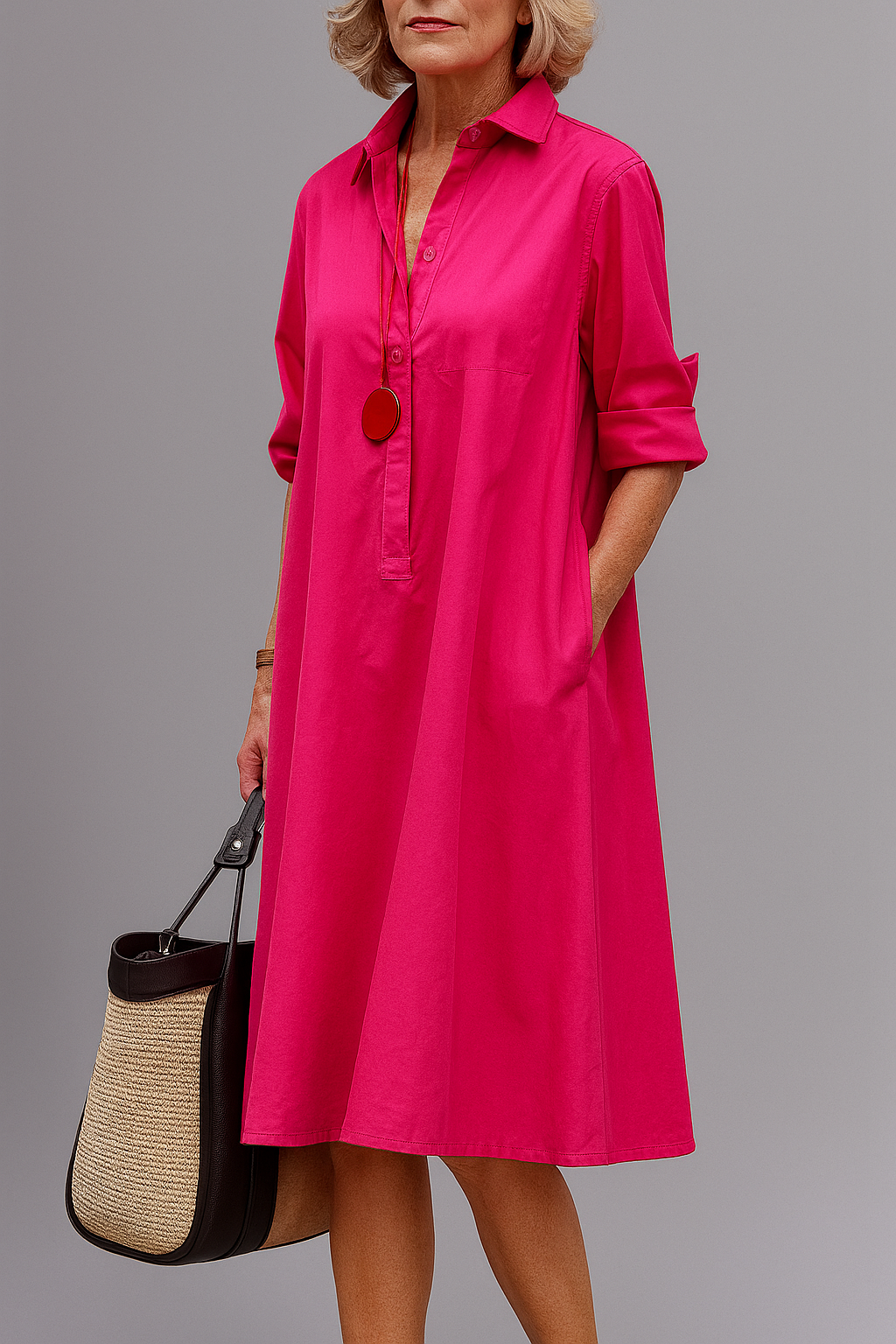 Chloe™ | Robe Midi Sophistiquée