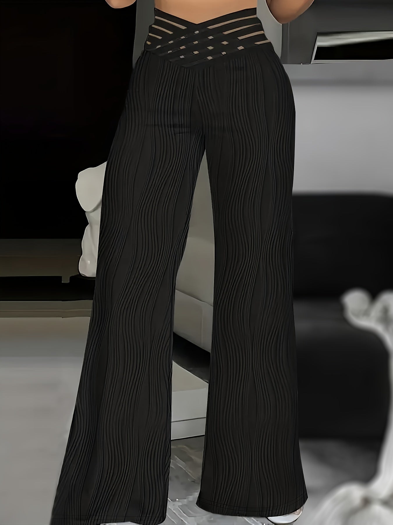 Emma | Pantalons Taille Haute Croisés