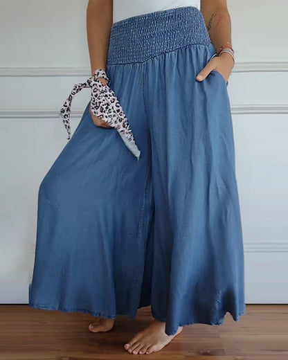 Jasper | Pantalons Taille Haute Smock