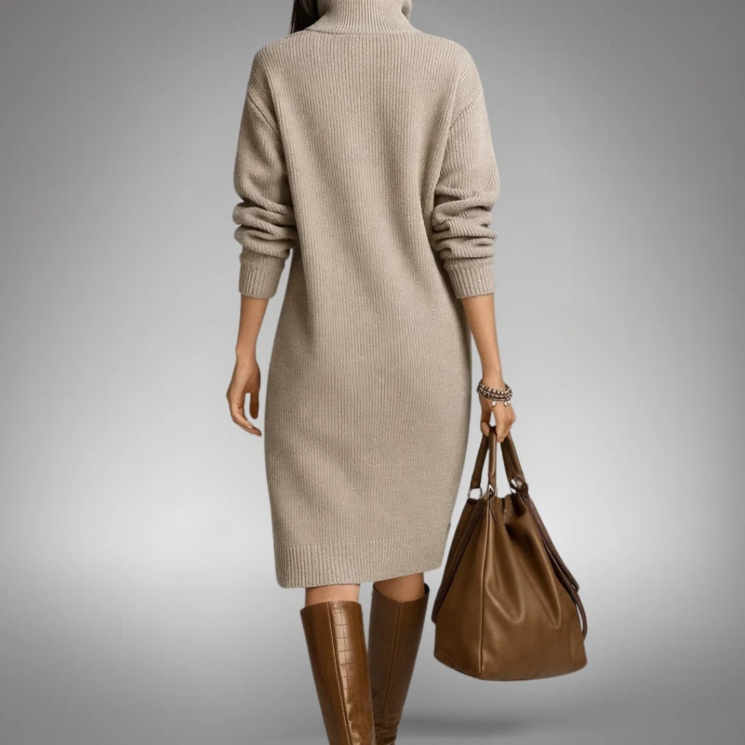 Constance™ | Robe en tricot douce avec boutons