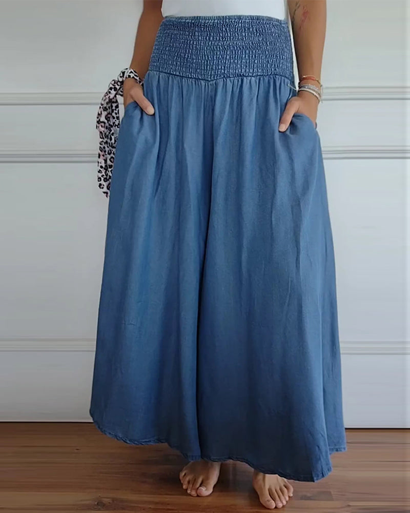 Jasper | Pantalons Taille Haute Smock