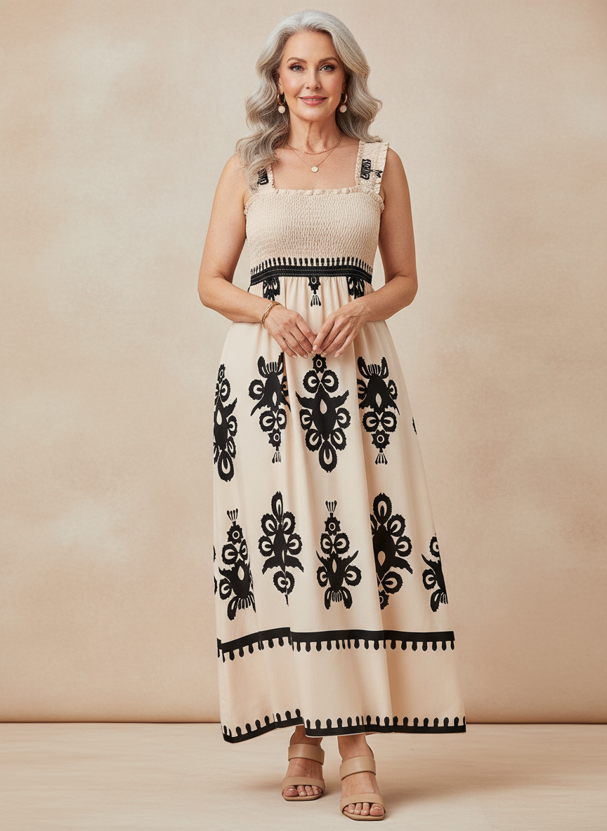 Iveth - Robe Maxi Bohémienne