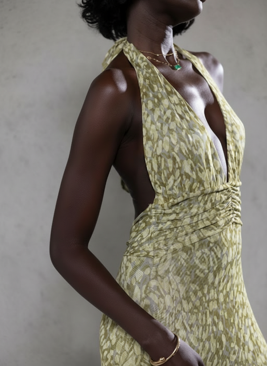 Chelsea · Robe maxi avec nœud dans le dos