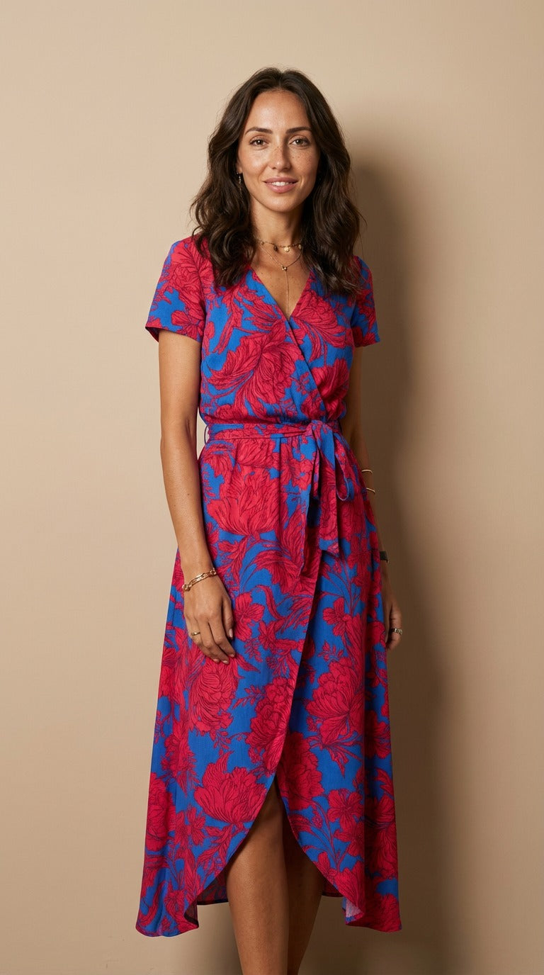 Charlotte™ | Robe Wrap Élégante