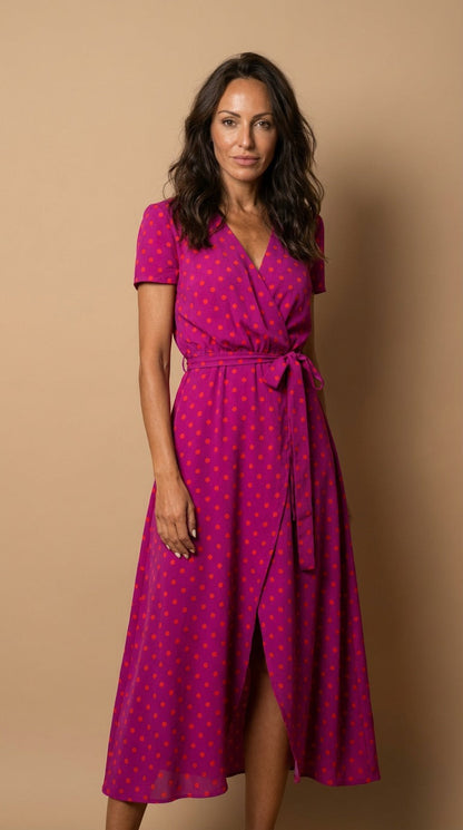 Charlotte™ | Robe Wrap Élégante