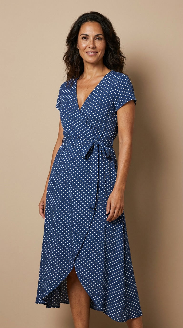 Charlotte™ | Robe Wrap Élégante