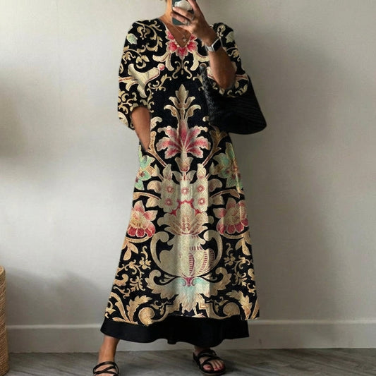 Robe Élégante avec Imprimé Evi