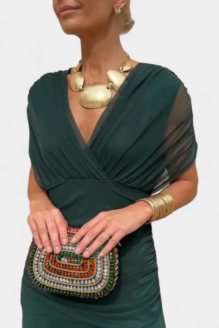 Evira - Robe Élégante Hors Épaule