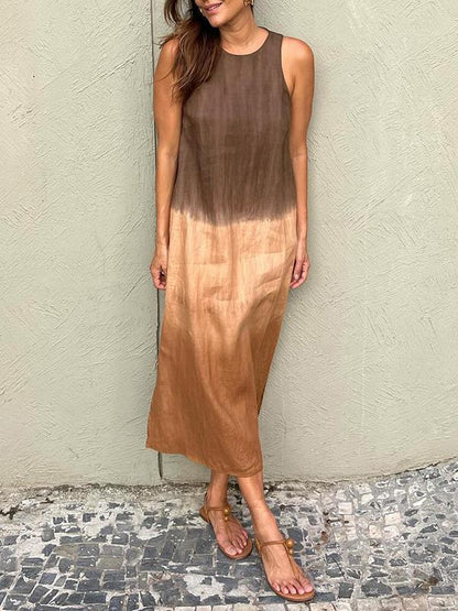 Heather - Robe Dégradée Décontractée