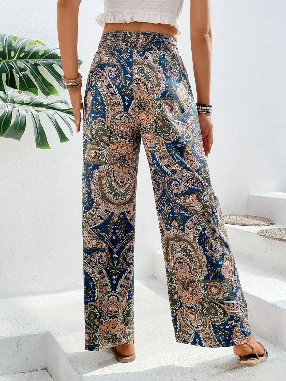 Lauren™ | Pantalon large imprimé