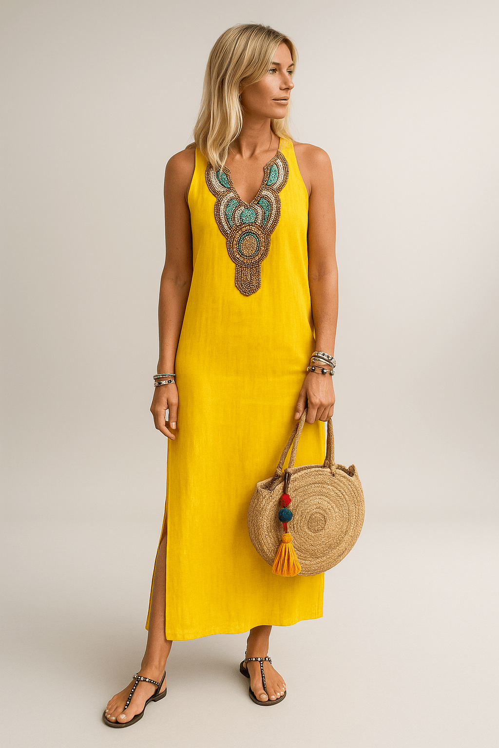 Lina™ | Robe d’Été, Style Bohème Chic