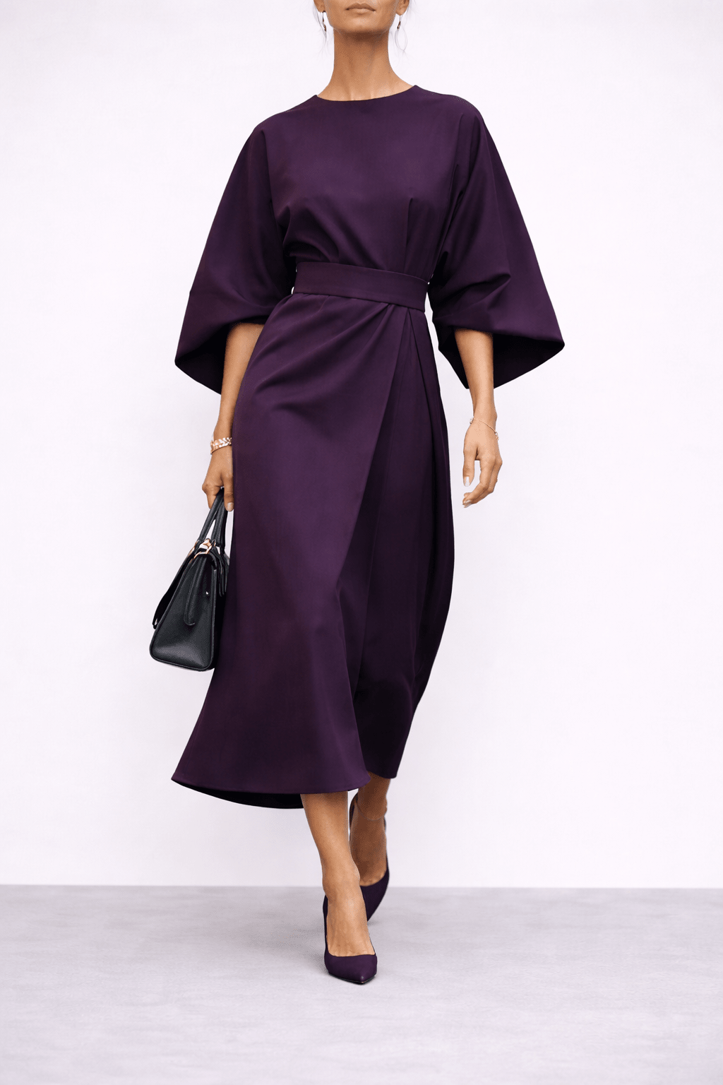 Lorraine™ | Robe longue ceinturée et raffinée