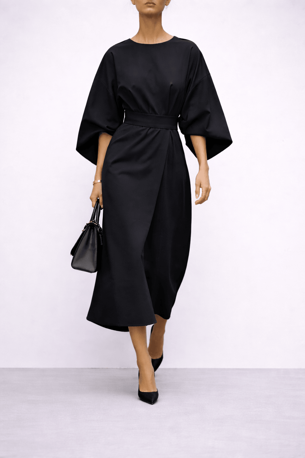 Lorraine™ | Robe longue ceinturée et raffinée