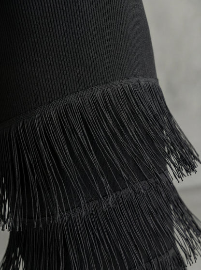Odette · Robe longue dos nu à épaules larges