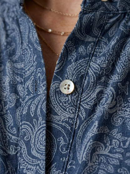 Paulette · Blouse à manches bouffantes et imprimé fleuri