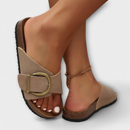 Margie™ | Mules pour femme en liège avec brides à boucles