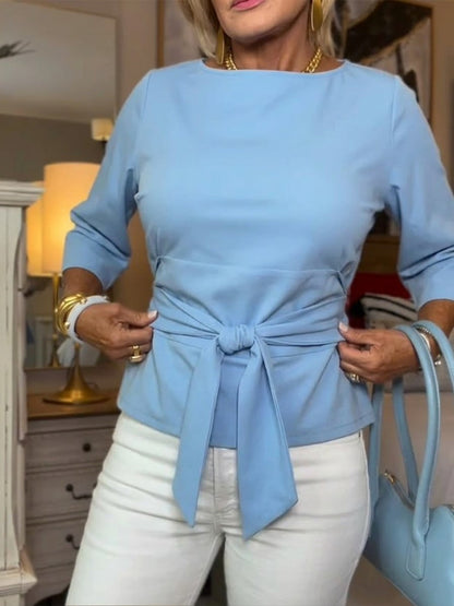 Yvonne · T-shirt décontracté à nouer