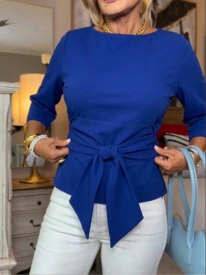 Yvonne · T-shirt décontracté à nouer