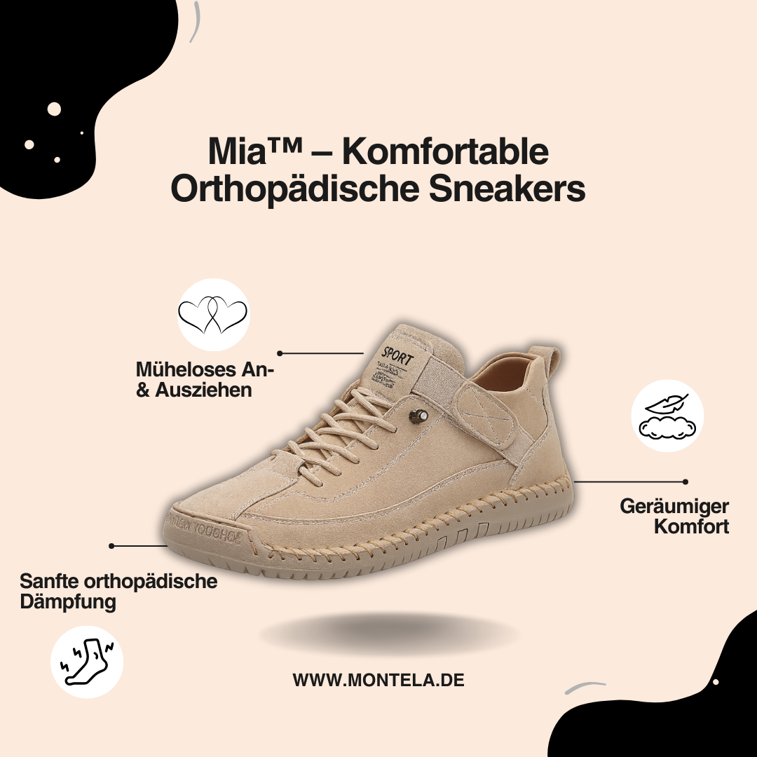 Mia™ – Baskets Orthopédiques Confortables et SANS Douleur