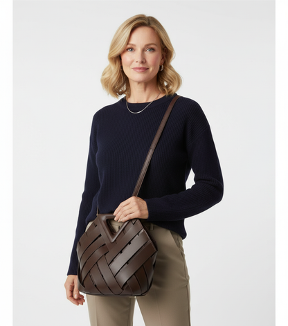 Brigitte · Sac tressé au charme intemporel